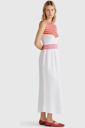 Benetton Vestido De Ganchillo