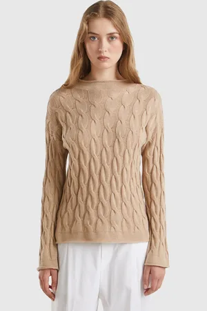 Benetton Jersey De Cachemir Mixto Con Ochos