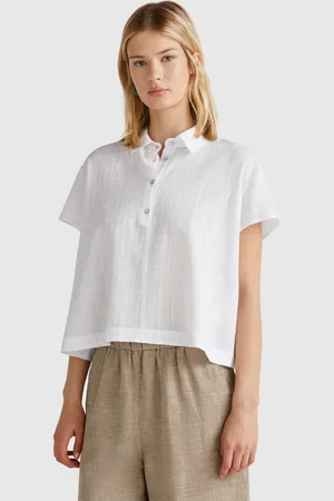 Benetton Camisa Ligera De Manga Corta