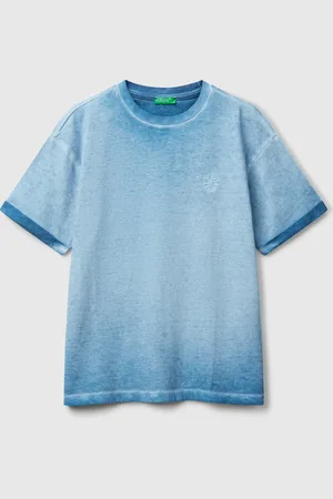 Benetton Camiseta Over Fit Con Bordado