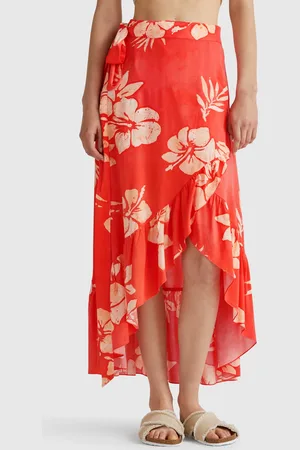 Benetton Pareo Con Estampado Floral