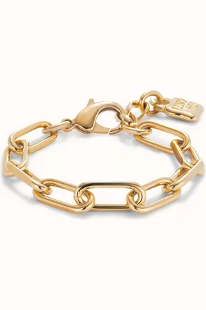 UNO de 50 Pulsera con eslabones bañada en oro 18k