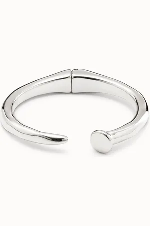 UNO de 50 Pulsera rígida en plata de ley