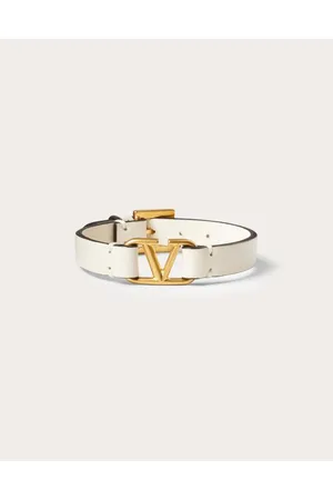 VALENTINO GARAVANI PULSERA VLOGO SIGNATURE DE PIEL DE BECERRO Mujer UNI