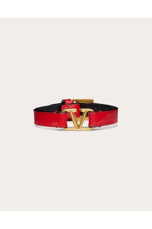 VALENTINO GARAVANI PULSERA VLOGO SIGNATURE DE PIEL DE BECERRO Mujer UNI