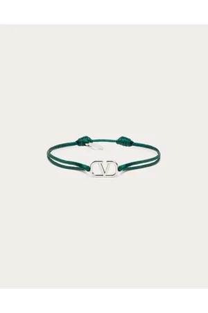 VALENTINO GARAVANI PULSERA VLOGO SIGNATURE DE ALGODÓN Hombre UNI