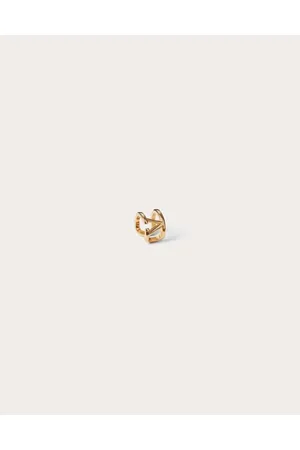 VALENTINO GARAVANI Earcuff único VLogo Signature de metal Mujer UNI