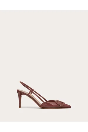 VALENTINO GARAVANI ZAPATOS DE SALÓN DESTALONADOS VLOGO SIGNATURE DE CHAROL CON TACÓN DE 80 MM Mujer 35.5