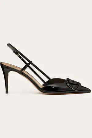 VALENTINO GARAVANI ZAPATOS DE SALÓN DESTALONADOS VLOGO SIGNATURE DE CHAROL CON TACÓN DE 80 MM Mujer 34.5