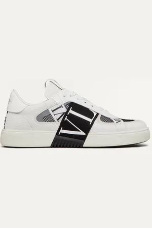 VALENTINO GARAVANI SNEAKERS BAJAS VL7N DE PIEL DE BECERRO Y TEJIDO DE MALLA CON CINTAS Hombre 38