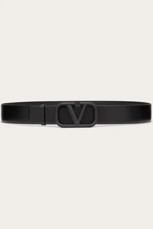 VALENTINO GARAVANI CINTURÓN VLOGO SIGNATURE DE PIEL DE BECERRO Hombre 085