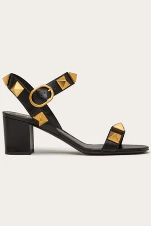 VALENTINO GARAVANI SANDALIAS ROMAN STUD DE PIEL DE BECERRO CON TACÓN DE 60 MM Mujer 35.5