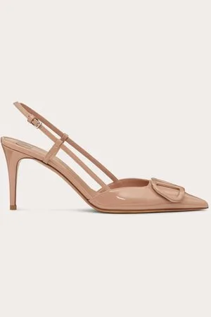 VALENTINO GARAVANI ZAPATOS DE SALÓN DESTALONADOS VLOGO SIGNATURE DE CHAROL CON TACÓN DE 80 MM Mujer 34.5