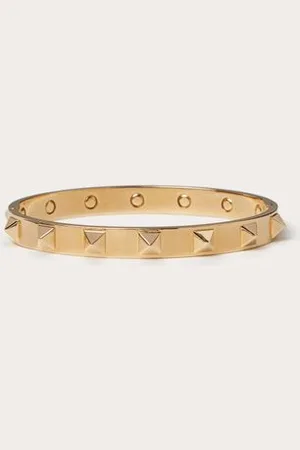 VALENTINO GARAVANI BRAZALETE DE METAL ROCKSTUD Mujer L