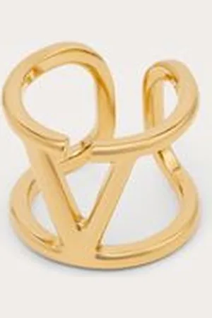 VALENTINO GARAVANI ANILLO VLOGO SIGNATURE DE METAL Mujer 11