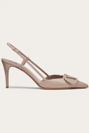 VALENTINO GARAVANI ZAPATOS DE SALÓN DESTALONADOS VLOGO SIGNATURE DE PIEL DE BECERRO CON TACÓN DE 80 MM Mujer 34.5