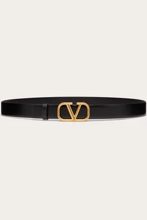 VALENTINO GARAVANI CINTURÓN VLOGO SIGNATURE DE PIEL DE BECERRO Hombre 085