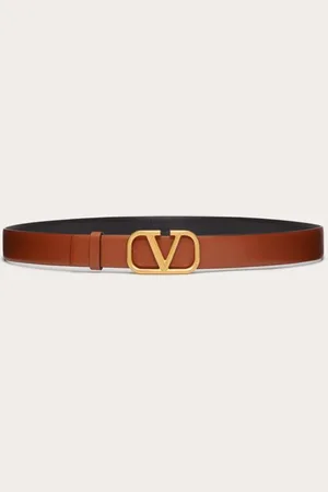 VALENTINO GARAVANI CINTURÓN VLOGO SIGNATURE DE DE BECERRO Hombre 090
