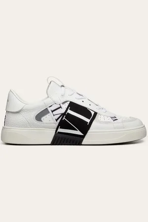 VALENTINO GARAVANI SNEAKERS BAJAS VLTN DE PIEL DE BECERRO CON CINTAS Hombre 38