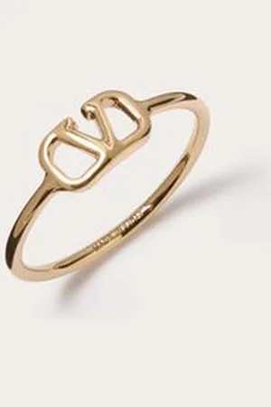 VALENTINO GARAVANI ANILLO DE METAL CON EL VLOGO SIGNATURE Mujer 11