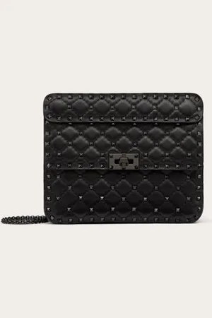 VALENTINO GARAVANI BOLSO MEDIANO ROCKSTUD SPIKE DE NAPA Mujer UNI