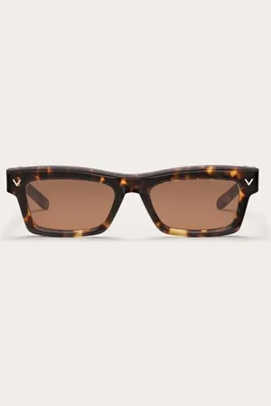 VALENTINO V-SHARP MARCO RECTANGULAR DE ACETATO unisex 53