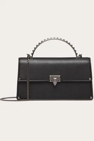 VALENTINO GARAVANI MINIBOLSO ROCKSTUD DE CUERO DE BECERRO Mujer UNI