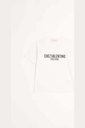VALENTINO CAMISETA DE ALGODÓN CON ESTAMPADO CHEZ Hombre 3XL