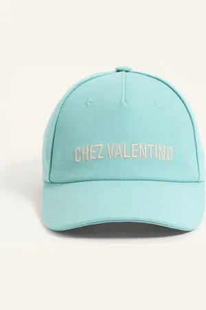 VALENTINO GARAVANI GORRA DE BÉISBOL CHEZ DE ALGODÓN Mujer 55