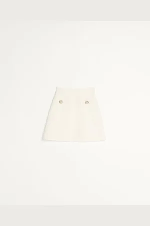 VALENTINO FALDA DE CREPE COUTURE Mujer 36