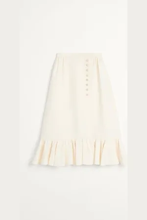 VALENTINO FALDA DE CREPE COUTURE Mujer 36