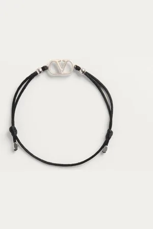 VALENTINO GARAVANI PULSERA VLOGO SIGNATURE DE ALGODÓN Hombre UNI