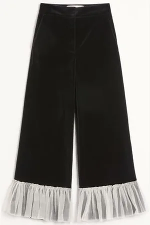 VALENTINO PANTALÓN DE TERCIOPELO DE ALGODÓN Mujer 36