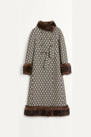 VALENTINO ABRIGO DE JACQUARD TOUTE LA V Mujer 36