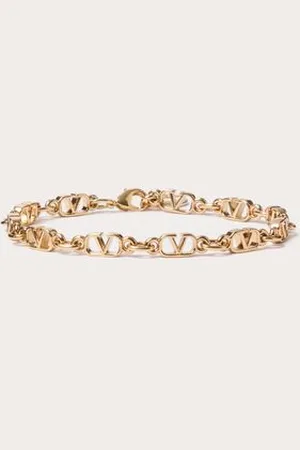 VALENTINO GARAVANI PULSERA VLOGO SIGNATURE DE METAL Mujer L
