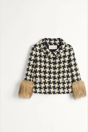 VALENTINO CHAQUETA DE MACRO TWEED PIED DE POULE Mujer 36