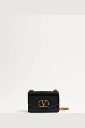 VALENTINO GARAVANI BOLSO PEQUEÑO DE HOMBRO GARAVANI VAIN DE CUERO BRILLOSO DE BECERRO Mujer UNI