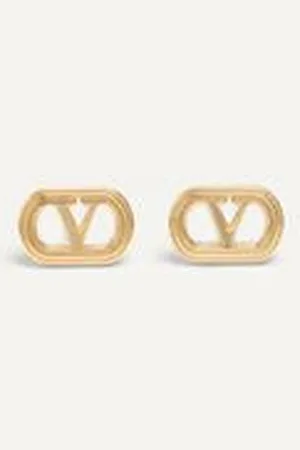 VALENTINO GARAVANI PENDIENTES GARAVANI OVALETTE DE METAL Hombre UNI