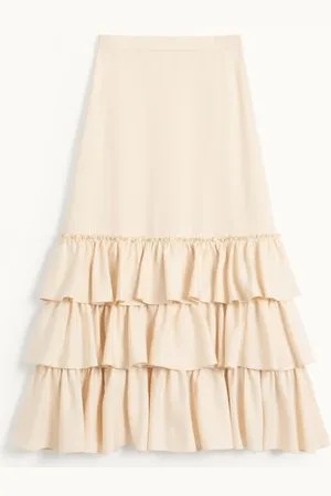 VALENTINO FALDA DE SHANTUNG Mujer 36
