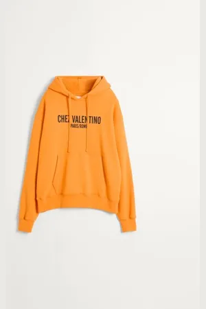 VALENTINO SUDADERA DE ALGODÓN CON CAPUCHA Y ESTAMPADO CHEZ Hombre L