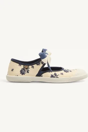VALENTINO GARAVANI ZAPATILLAS BALLERINAS BAY BY BAY FLORAL PAPIER DE TELA Mujer 35.5