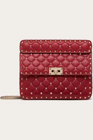 VALENTINO GARAVANI BOLSO MEDIANO ROCKSTUD SPIKE DE NAPA Mujer UNI