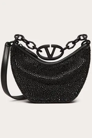 VALENTINO GARAVANI MINIBOLSO HOBO VLOGO MOON CON ESTRÁS Mujer UNI