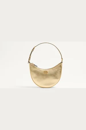 VALENTINO GARAVANI MINIBOLSO HOBO VLOGO SIGNATURE DE CUERO DE BECERRO GRANEADO Y LAMINADO Mujer UNI