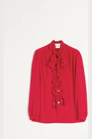VALENTINO CAMISA DE CREPE DE CHINE Mujer 36