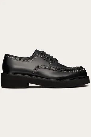 VALENTINO GARAVANI ZAPATO DERBY GARAVANI GENTLEGLAM EN CUERO DE BECERRO Hombre 40.5