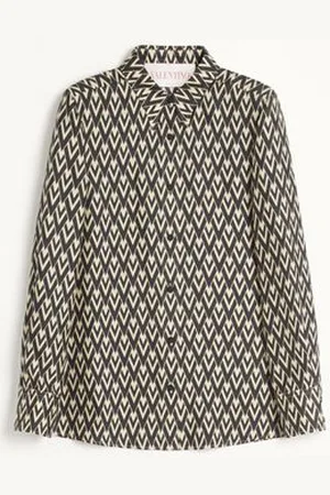 VALENTINO CAMISA DE TWILL TOUTE LA V Mujer 36