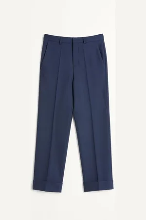 VALENTINO PANTALÓN DE GABARDINA DE LANA CON DOBLADILLO Hombre 44