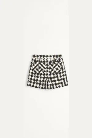 VALENTINO SHORTS DE DAMIER LIGHT TWEED Mujer 36