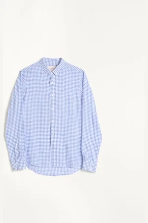 VALENTINO CAMISA DE LINO CON BORDADO DEL VLOGO Hombre 37